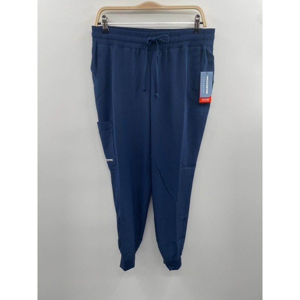 NWT Skechers By Barco Midrise Theory Jogger Pants Men's‎ Medium Blue Drawstring